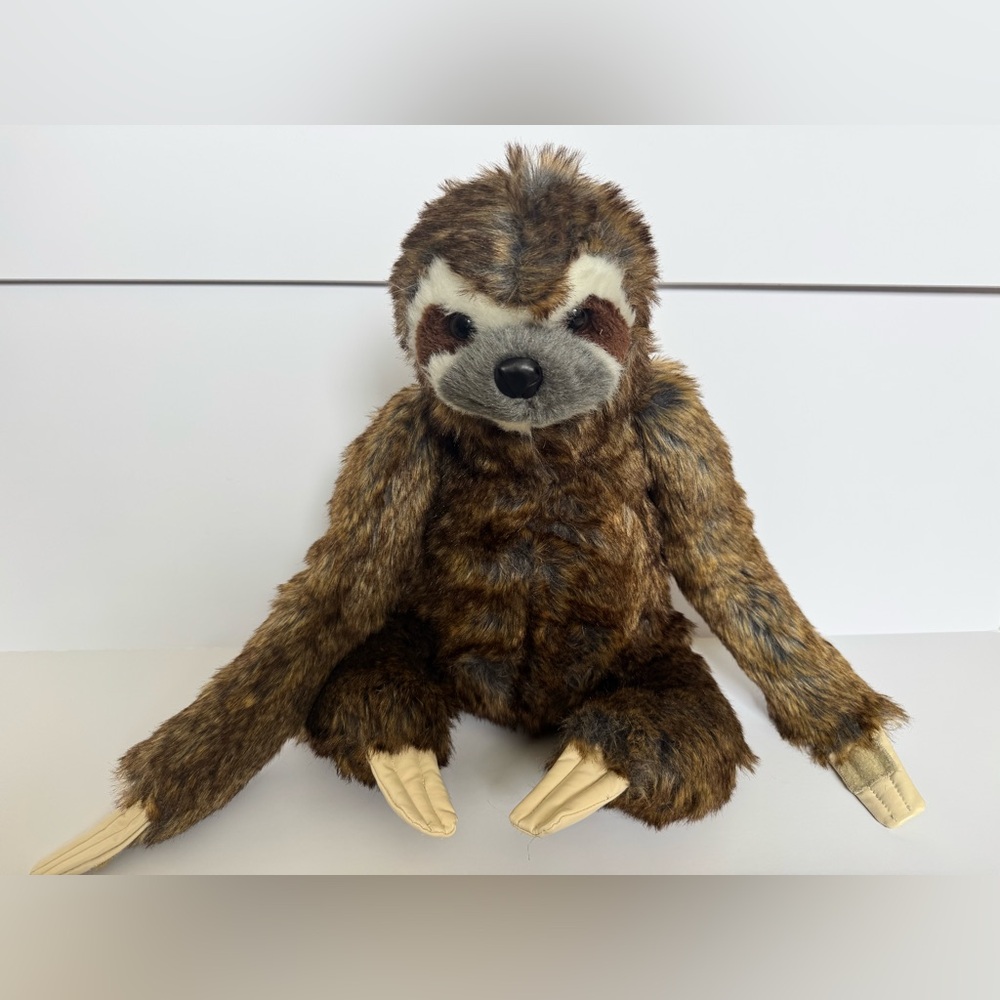 Melissa & Doug Lifelike Sloth Plush 15” Stuffed Animal Realistic Toy